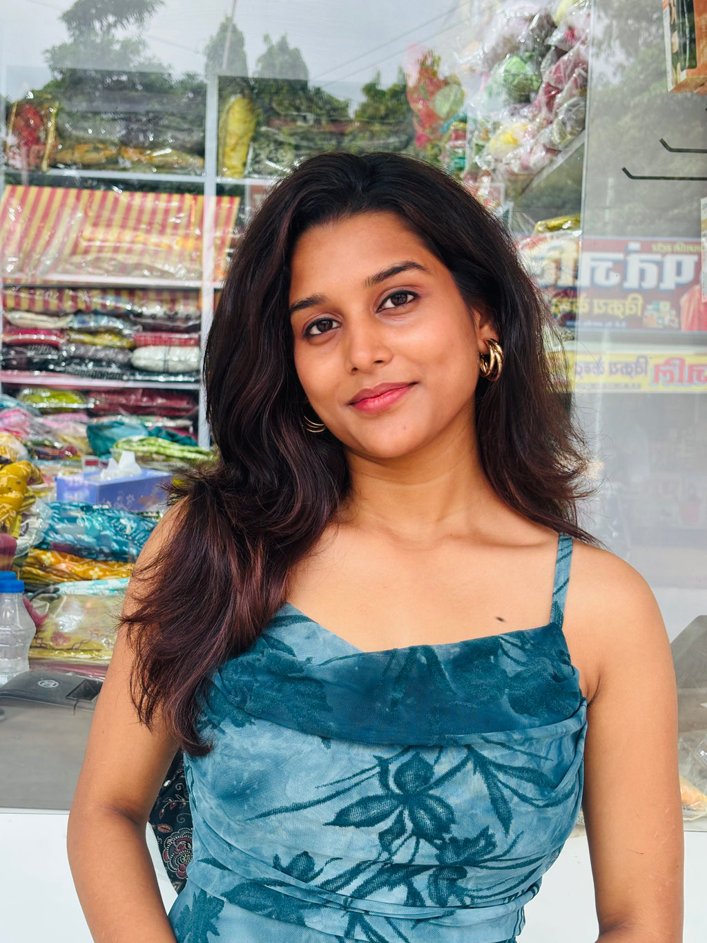 Sky Blue Bodycone One-piece  Dress