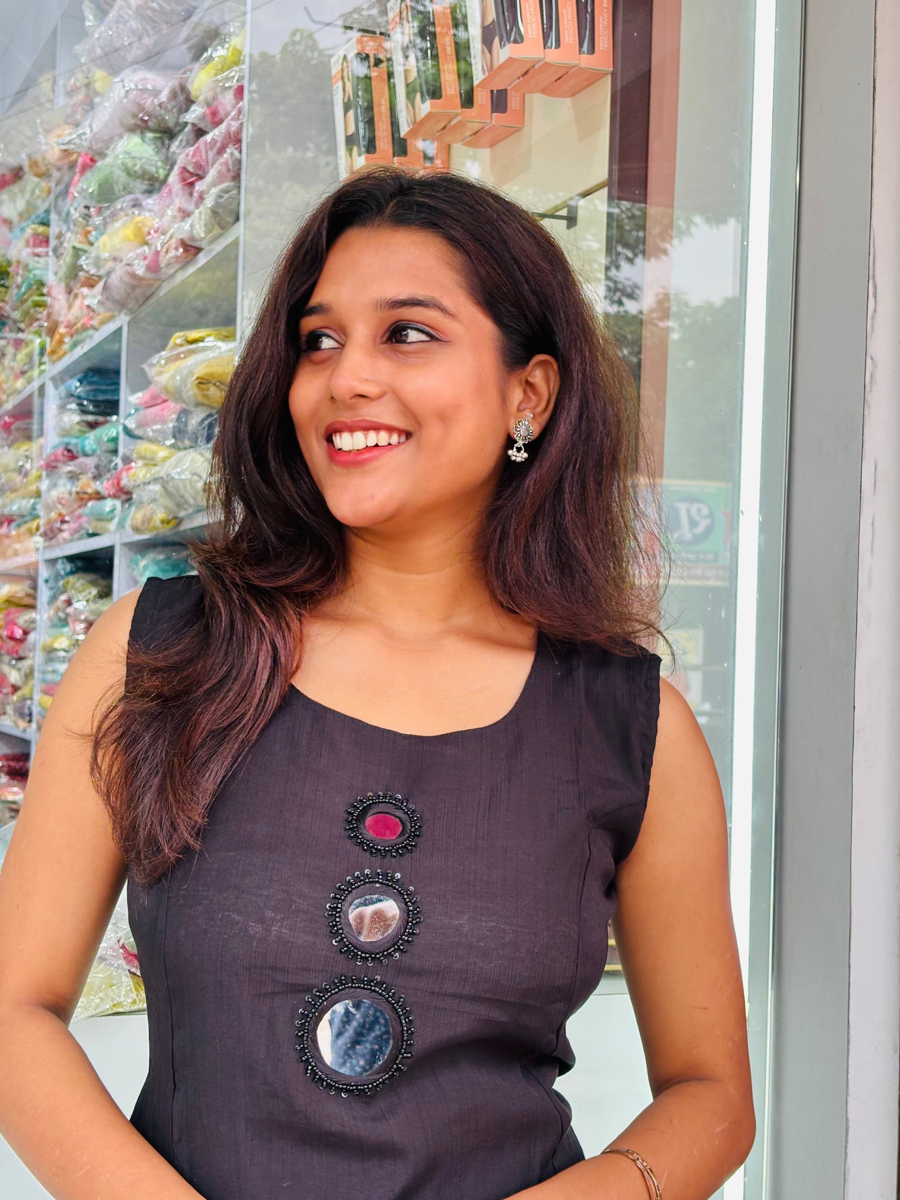 Black Mirror Rayon Co-Ord Set